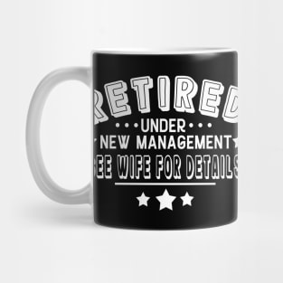 retired under new management Mug